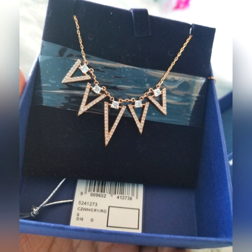 Swarovski Rose Gold Statement Necklace